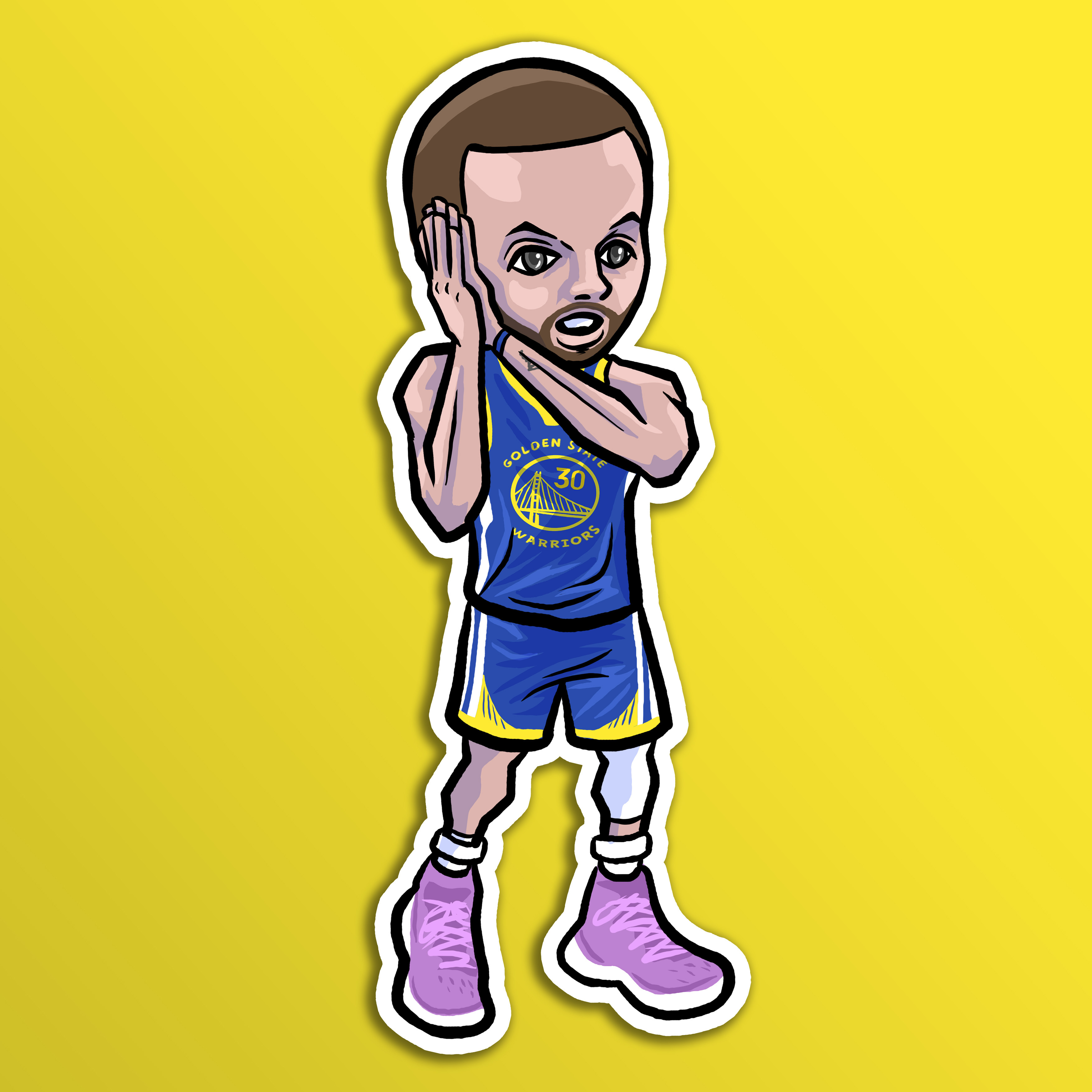 Warriors 22 champ 貼紙