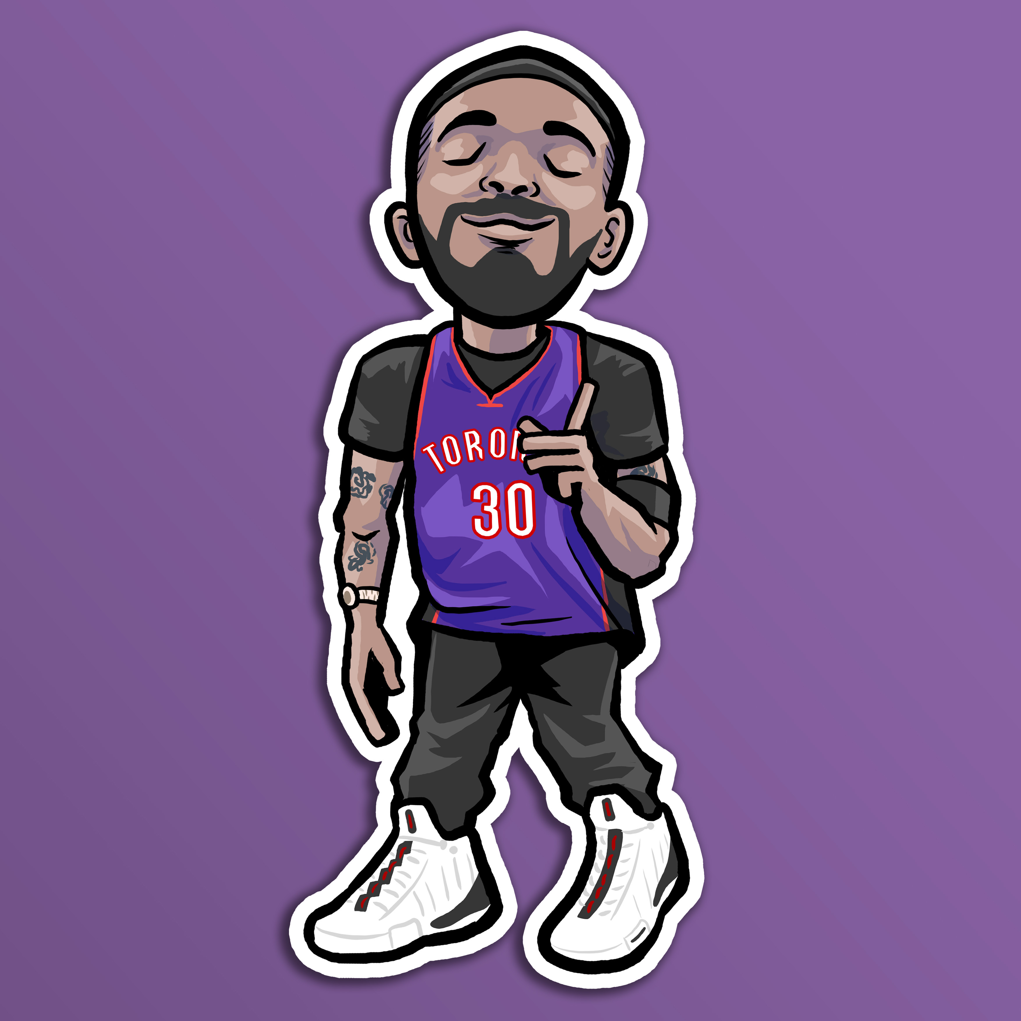 Raptors 19 champ 貼紙