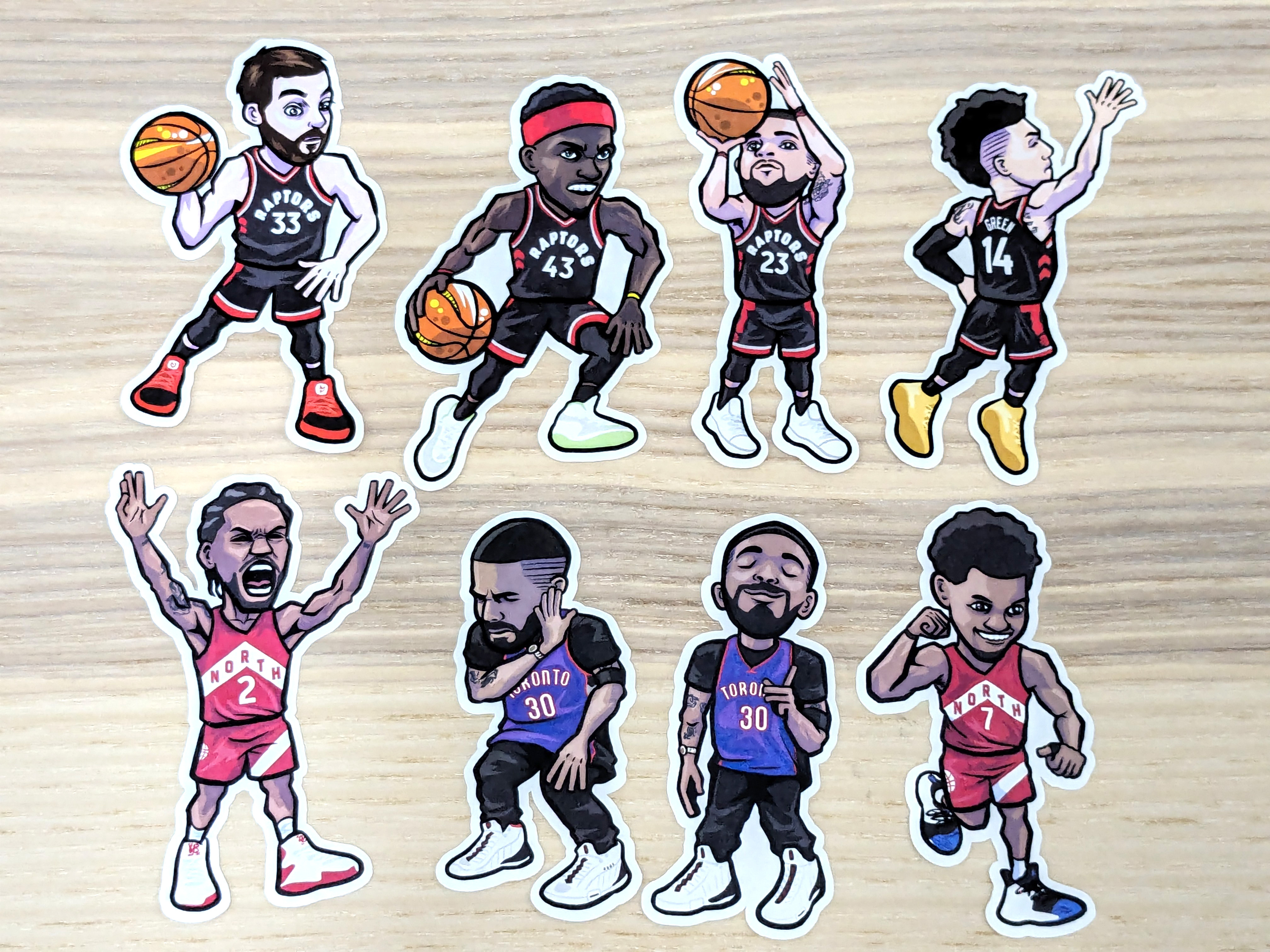 Raptors 19 champ 貼紙