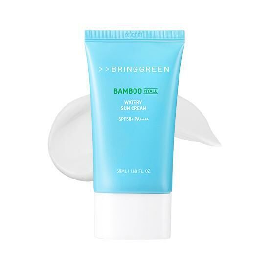 Bring Green Bamboo Hyalu Watery Sun Cream 50ml [Olive Young Double Planning Set]