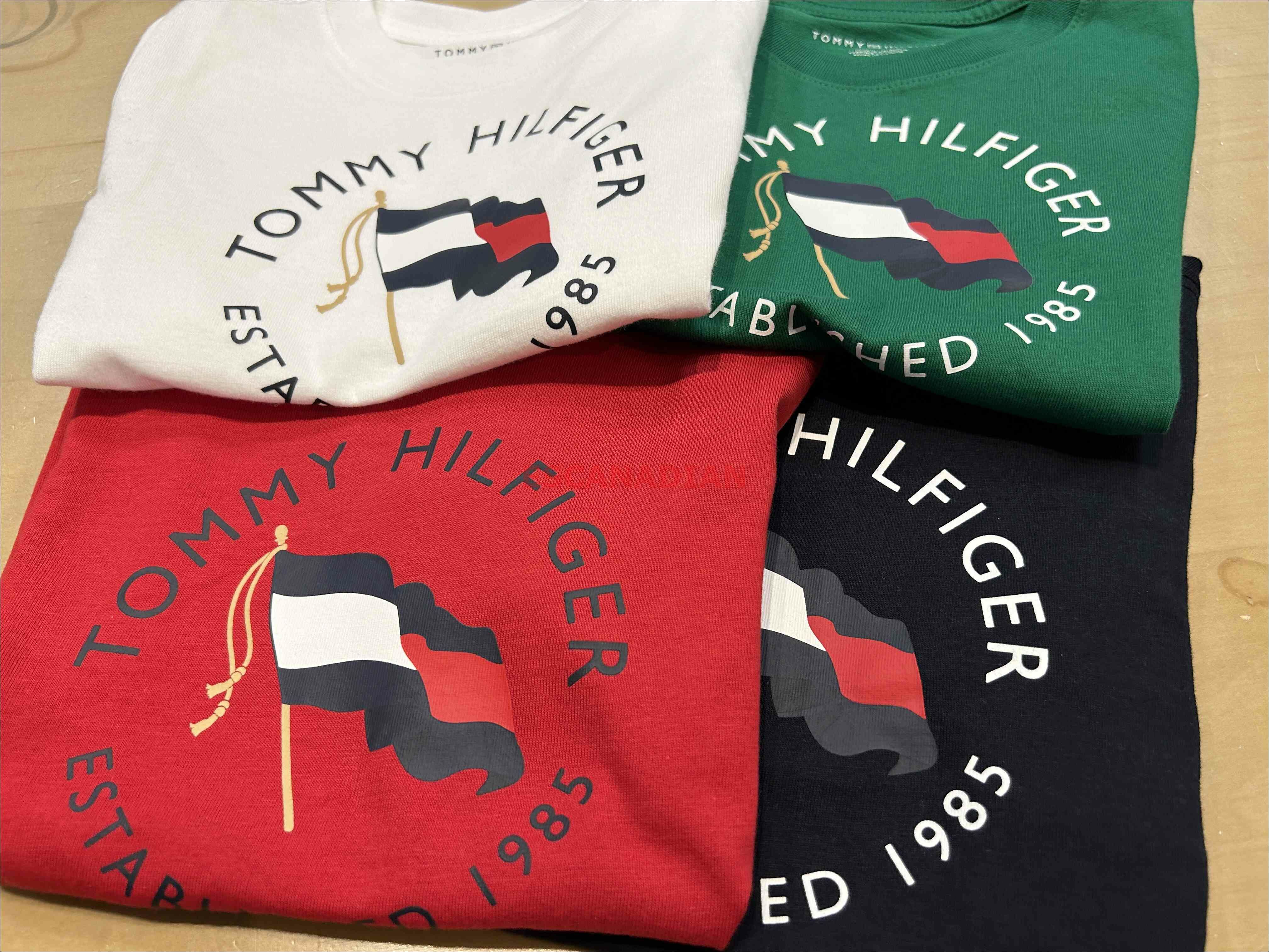 TOMMY 男大童 國旗圖案 短TEE (4色)