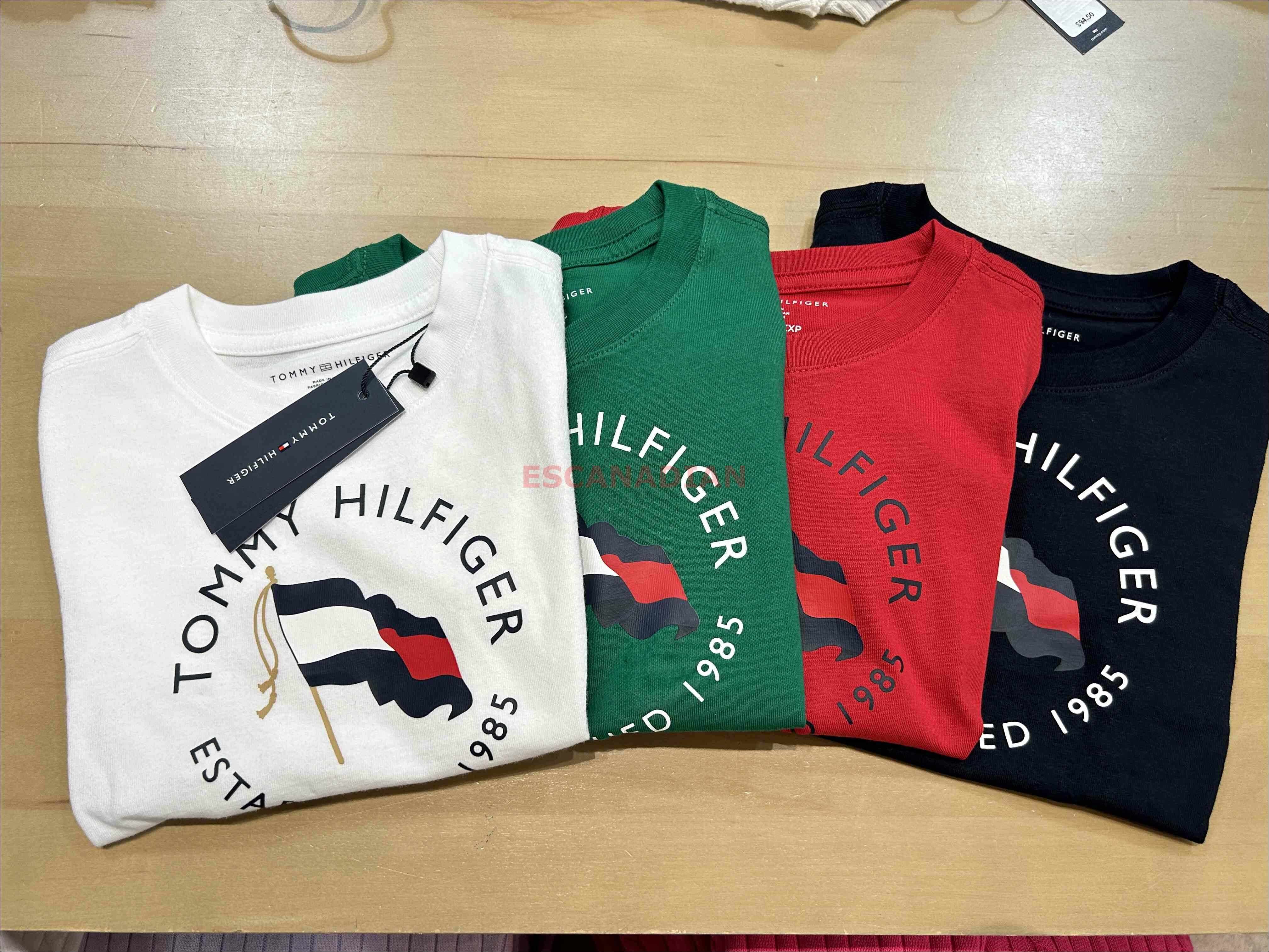 TOMMY 男大童 國旗圖案 短TEE (4色)