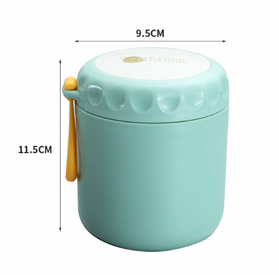 【400ML stainless steel model/green】Internet celebrity portable thermos cup 