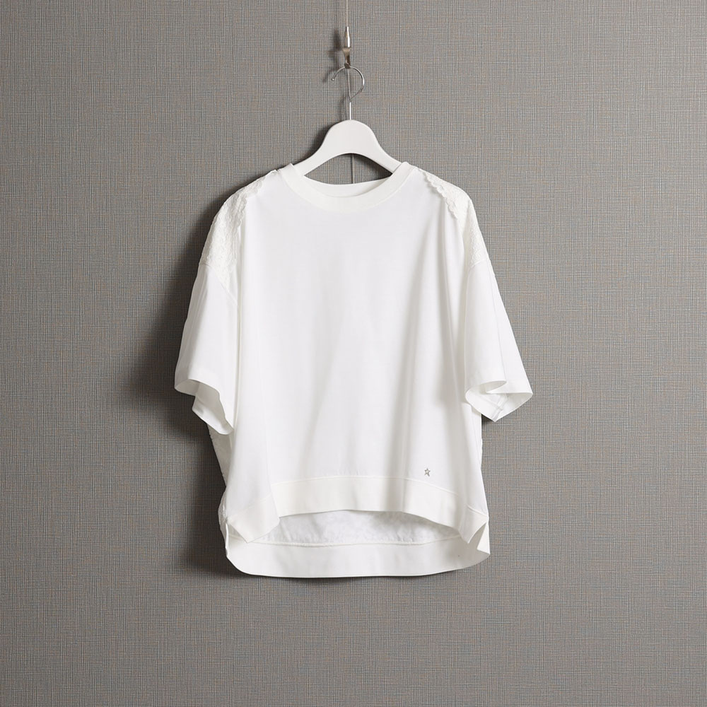 CHONO 後背蕾絲寬版上衣