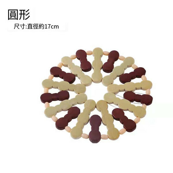熱推防燙墊 碗墊 隔熱墊 竹墊鍋店 竹製碗墊（圓墊）