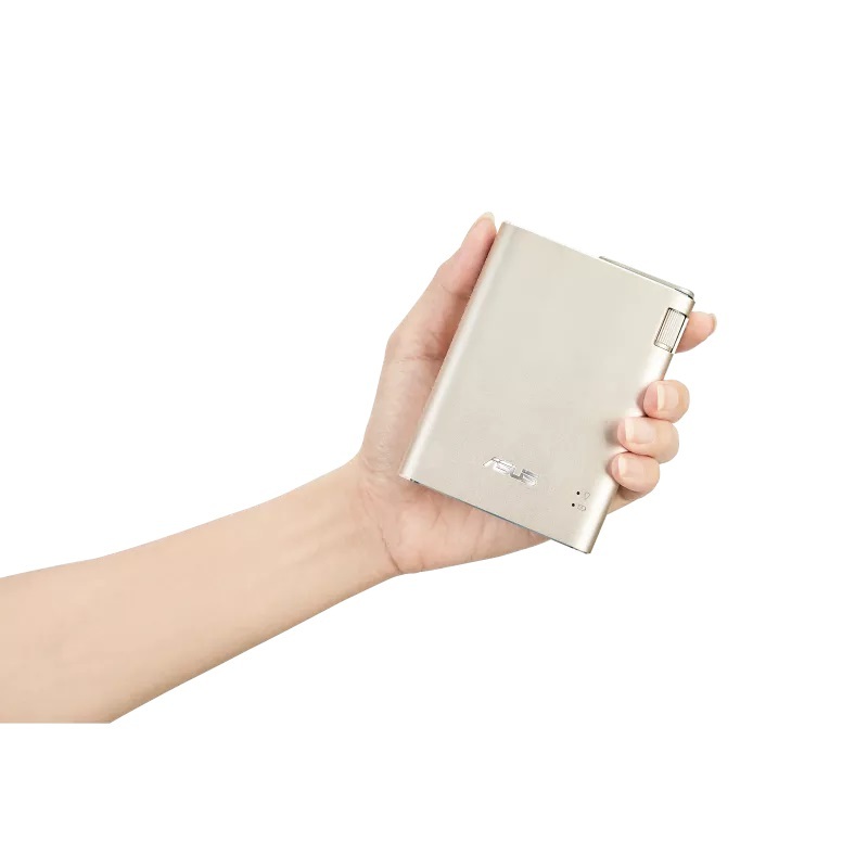 ASUS ZenBeam Go E1Z USB Pocket Projector, 150 Lumens, Built-in 6400mAh Battery, Up to 5-hour Projection time, Power Bank, Auto Keystone Correction, Micro USB / Type-C