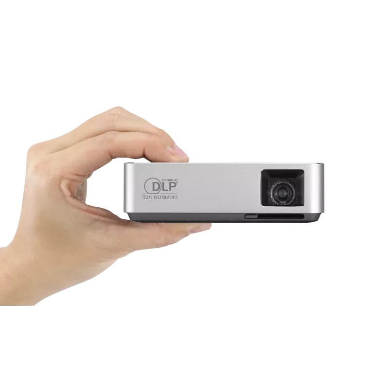 ASUS S1 Portable LED Projector, 200 Lumens, Built-in 6000mAh Battery, Up to 3-hour Projection, Power Bank, HDMI/MHL