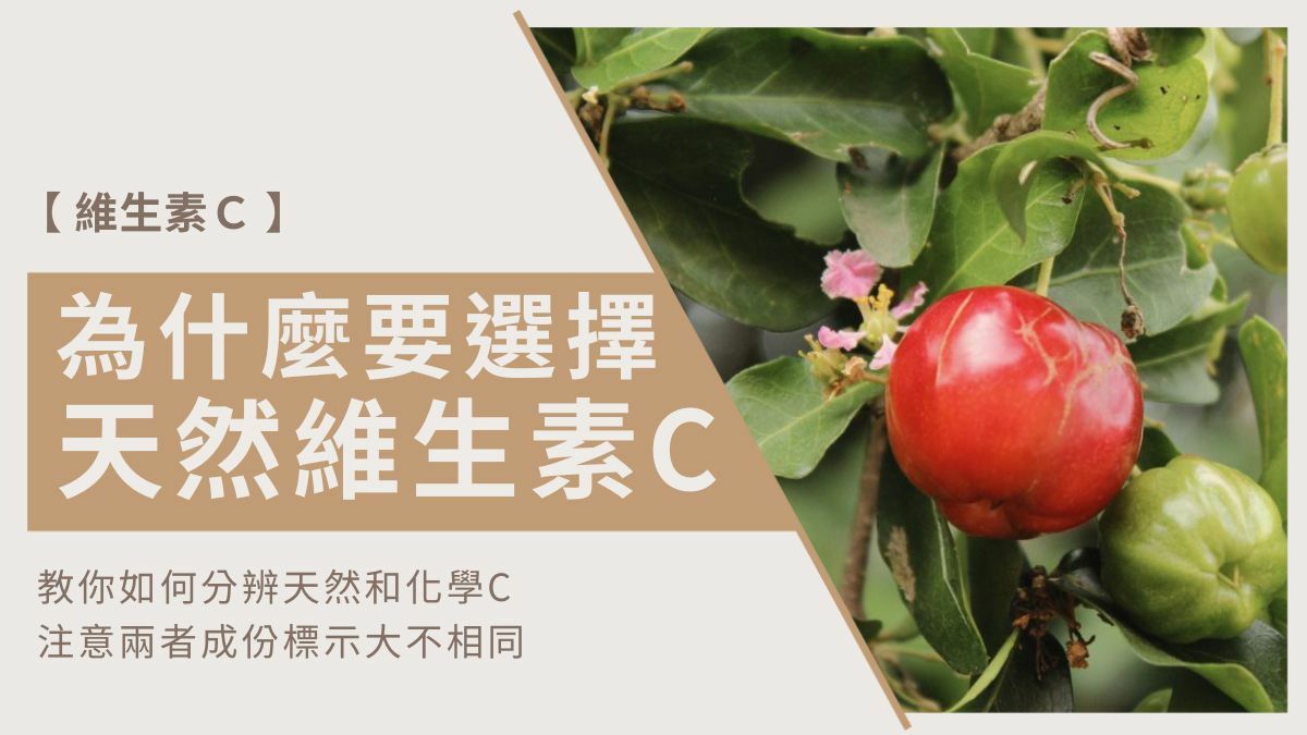 為什麼要選擇天然的維生素C
