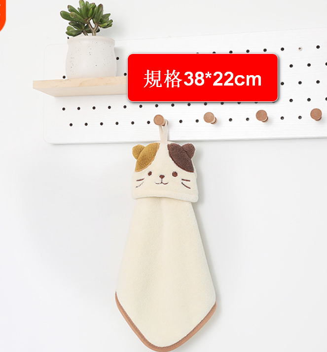 熱推可愛動物多用途抹手巾【白色貓咪 規格38*22cm】