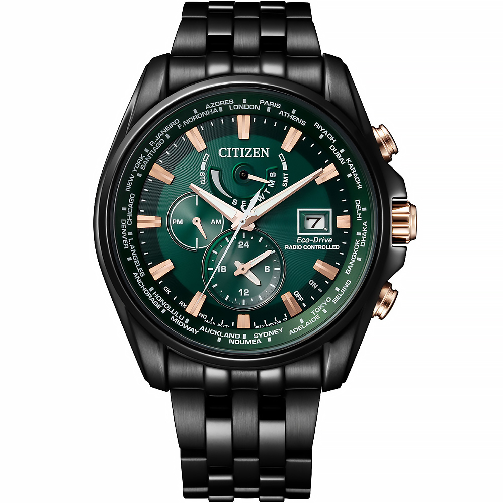 【Citizen 星辰】GENT'S系列  AT9128-87X  韋禮安廣告款 光動能電波腕錶 星期日期顯示 萬年曆 夜光指針 手錶 -