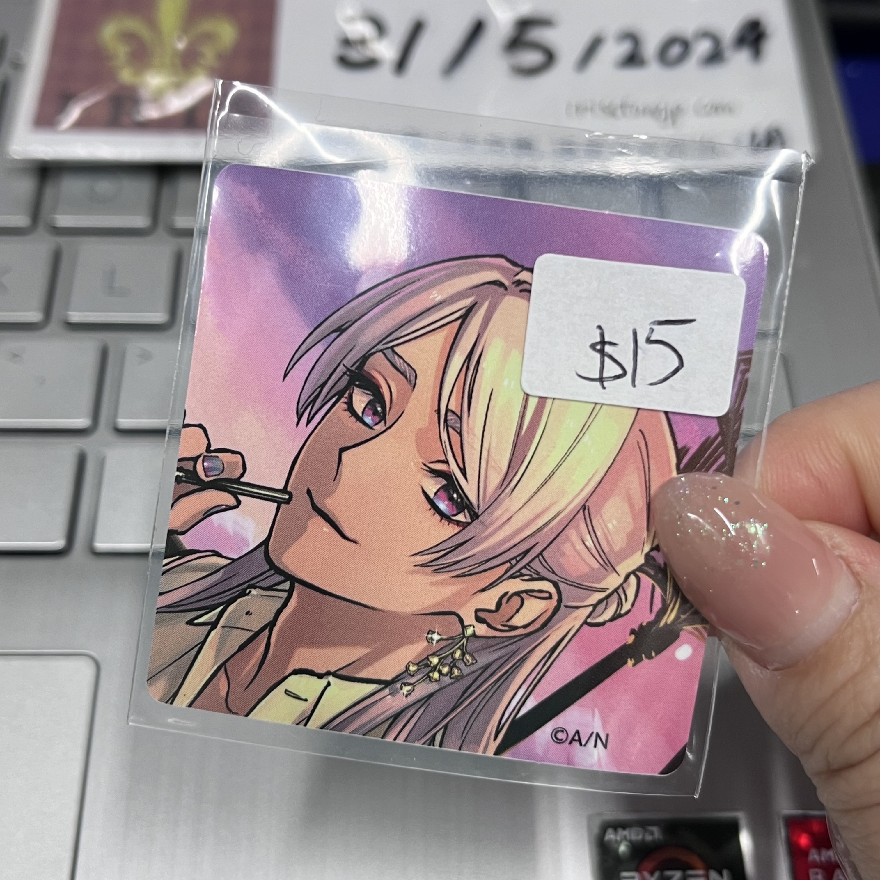 彩虹社 弦月 貼紙 jp