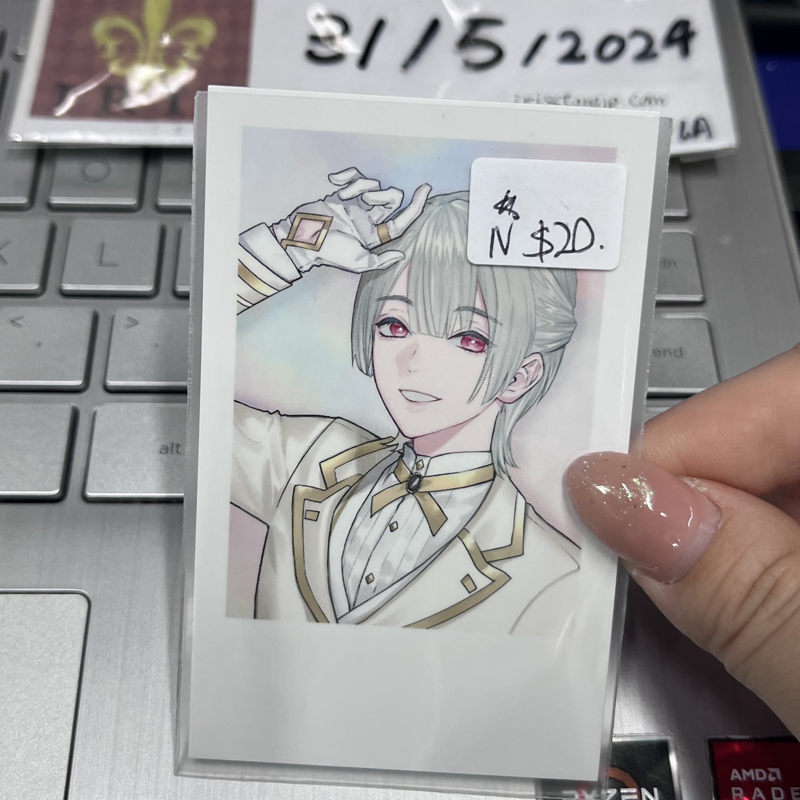 彩虹社 弦月 拍立得 jp