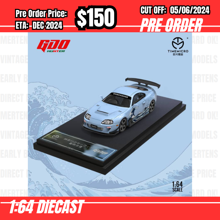 PO-$150 * Time Micro * 1:64 Toyota Supra A80 Kanagawa  [OD31/05]