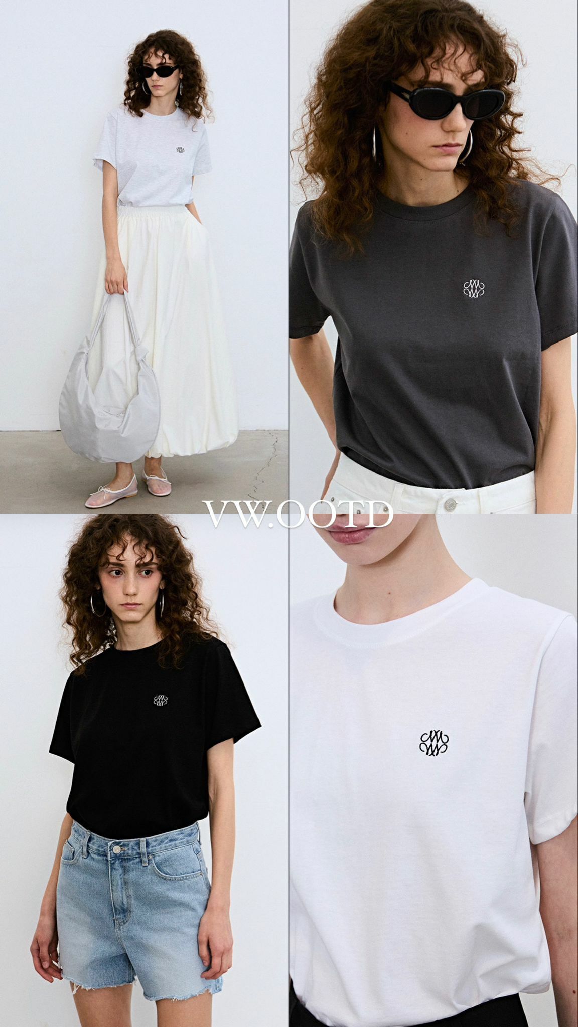 Nicole Essential Logo Half Top