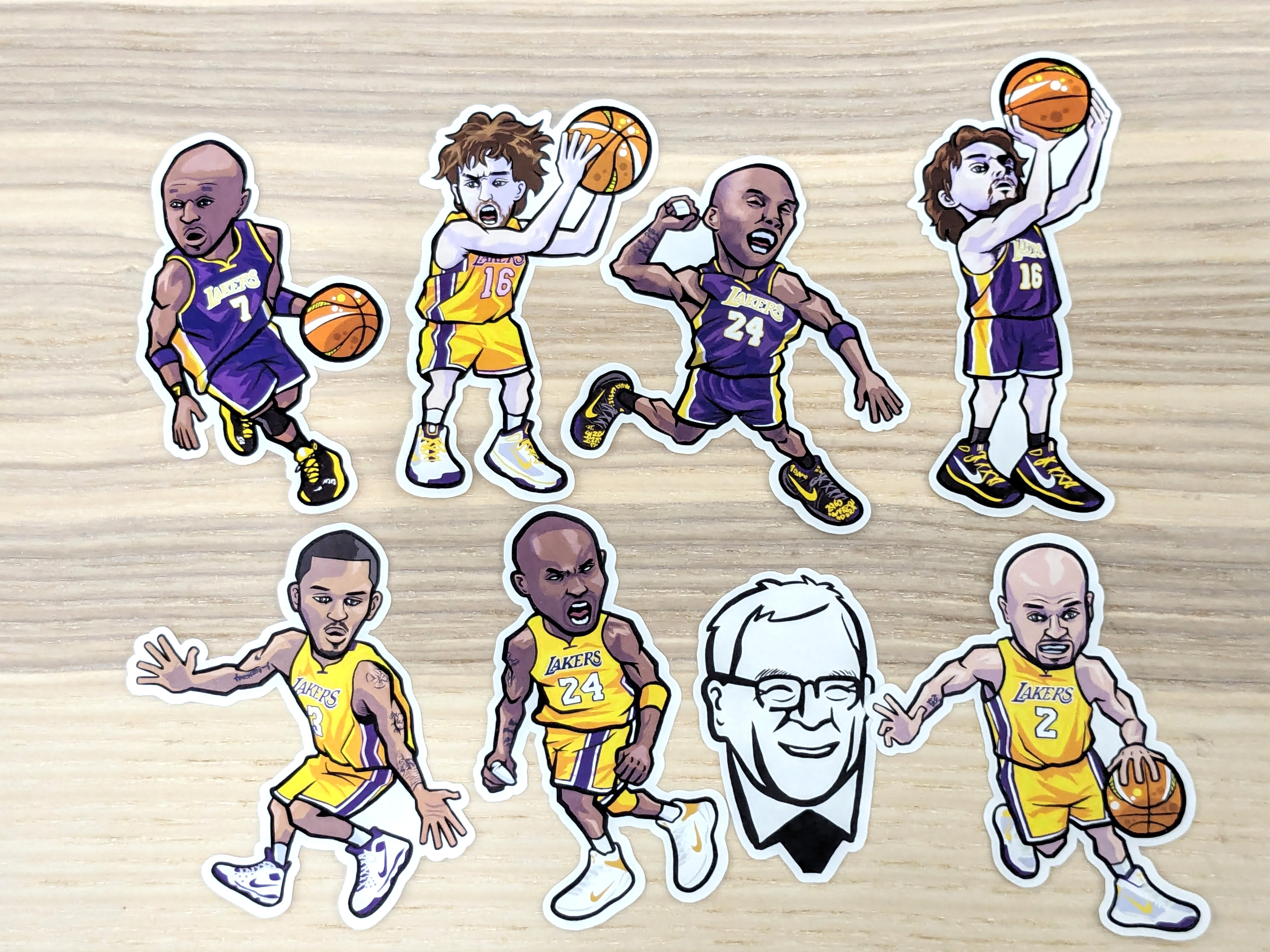 Lakers 09 貼紙