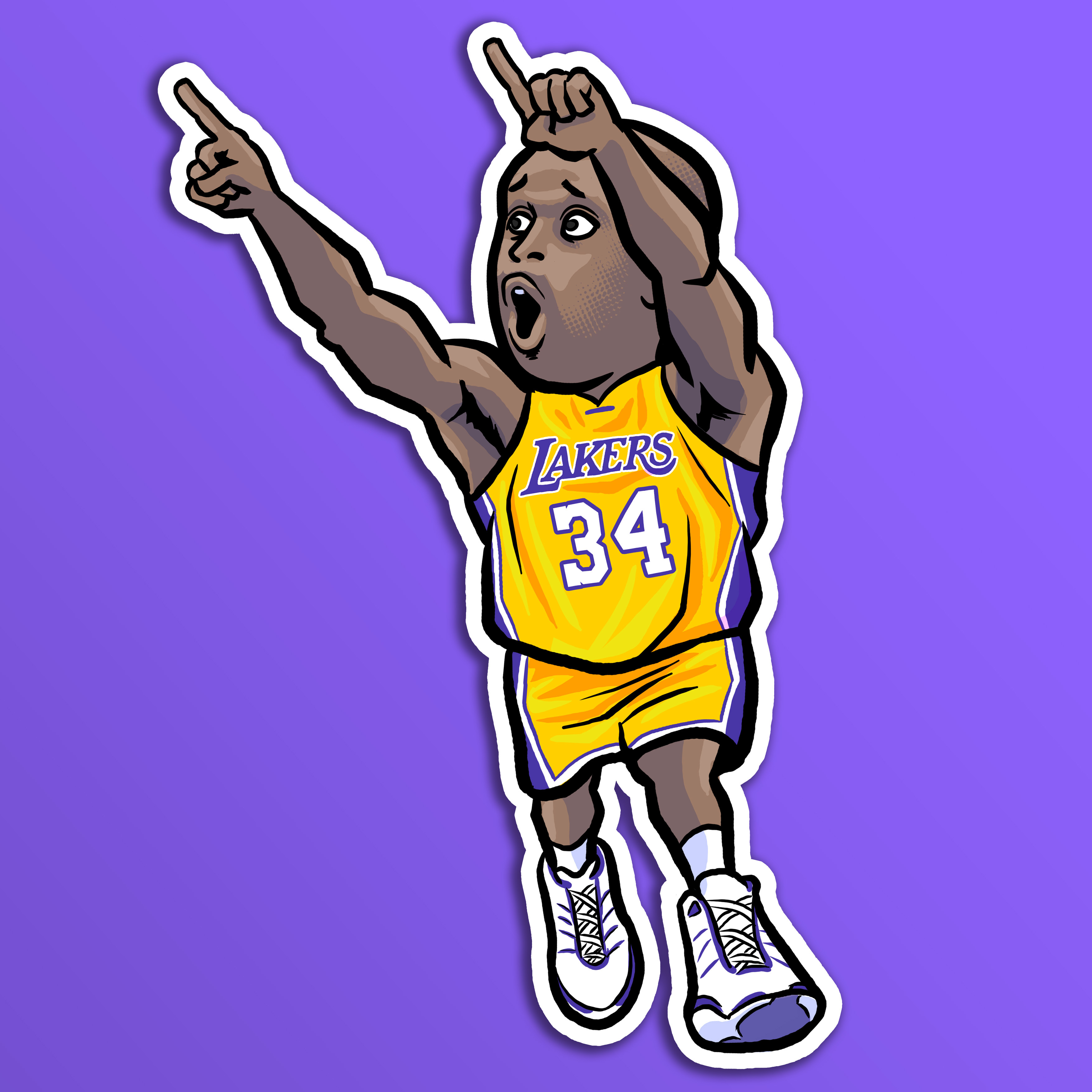 Shaquille O'neal 貼紙