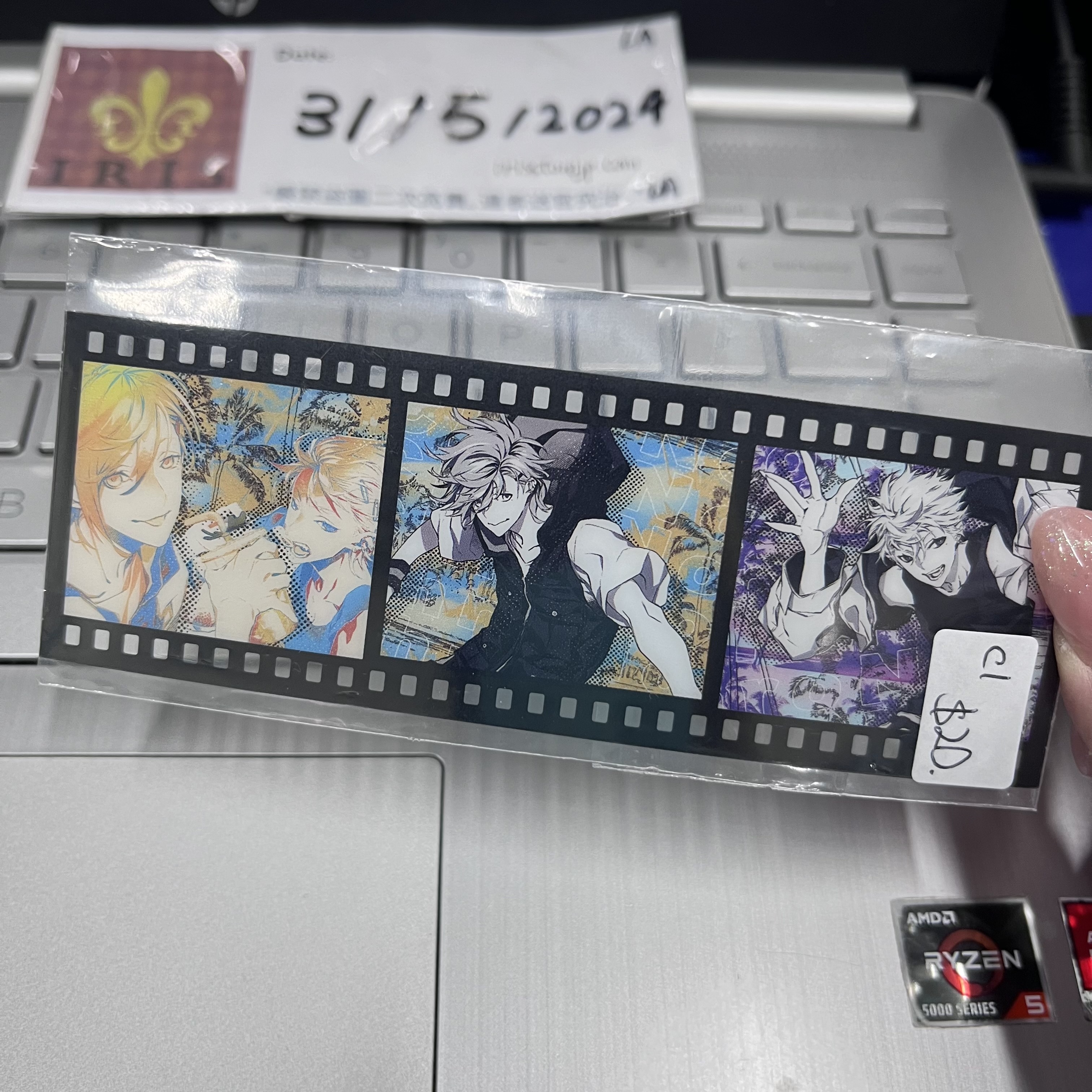 彩虹社 ChroNoiR 書籤 C1