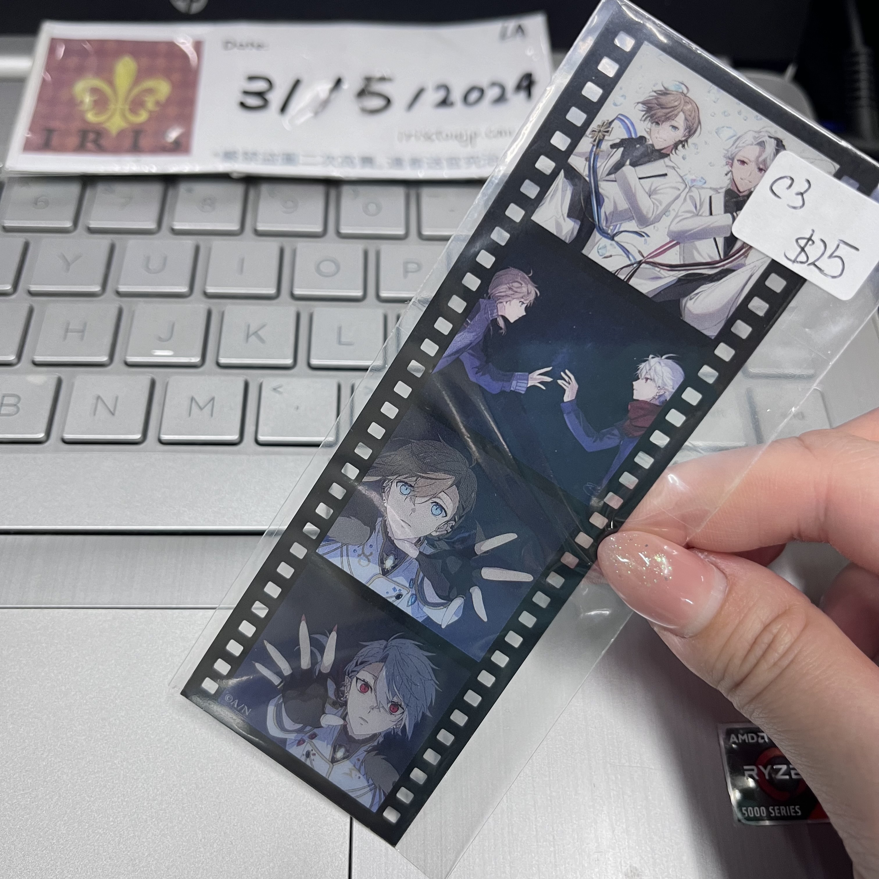 彩虹社 ChroNoiR 書籤 C3