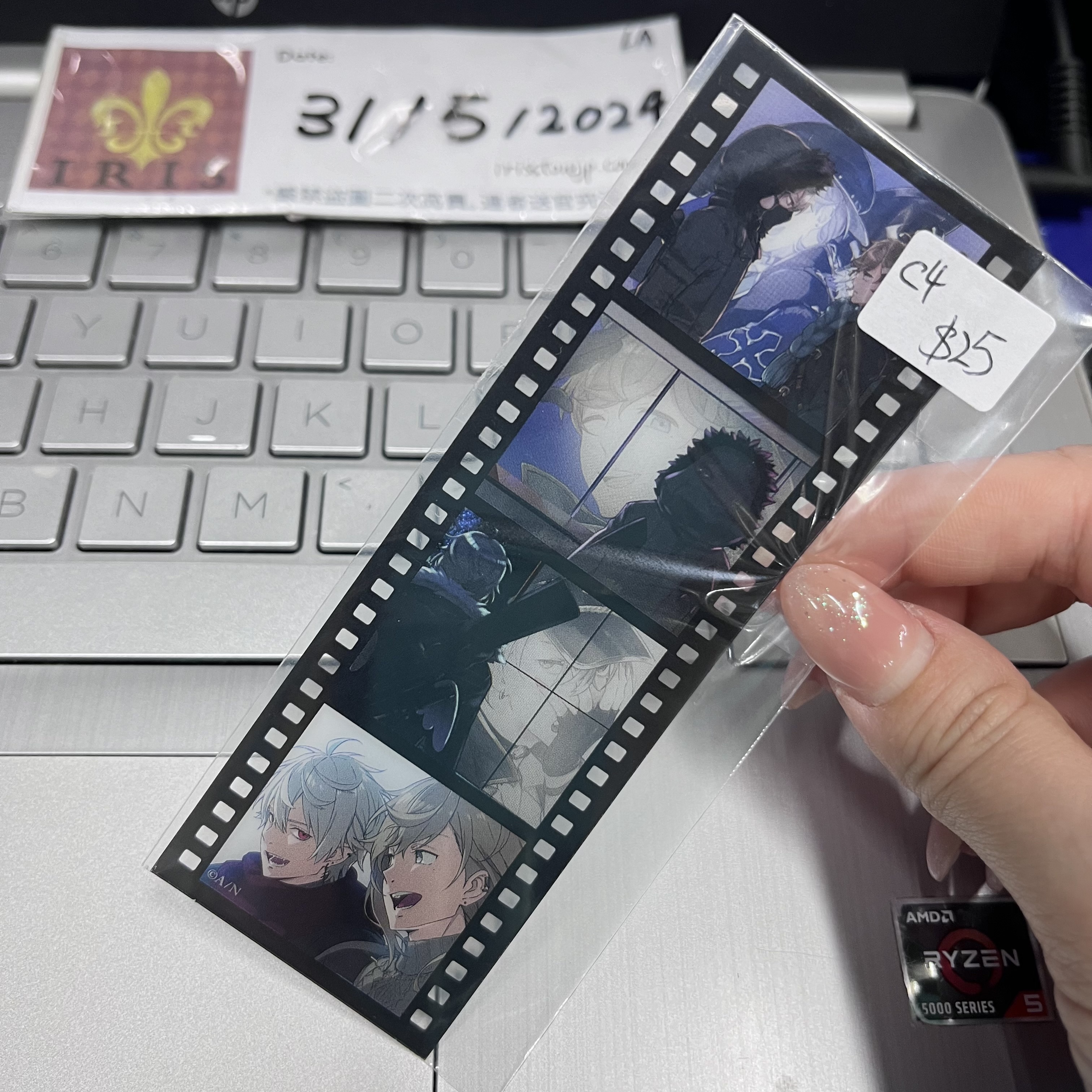 彩虹社 ChroNoiR 書籤 C4