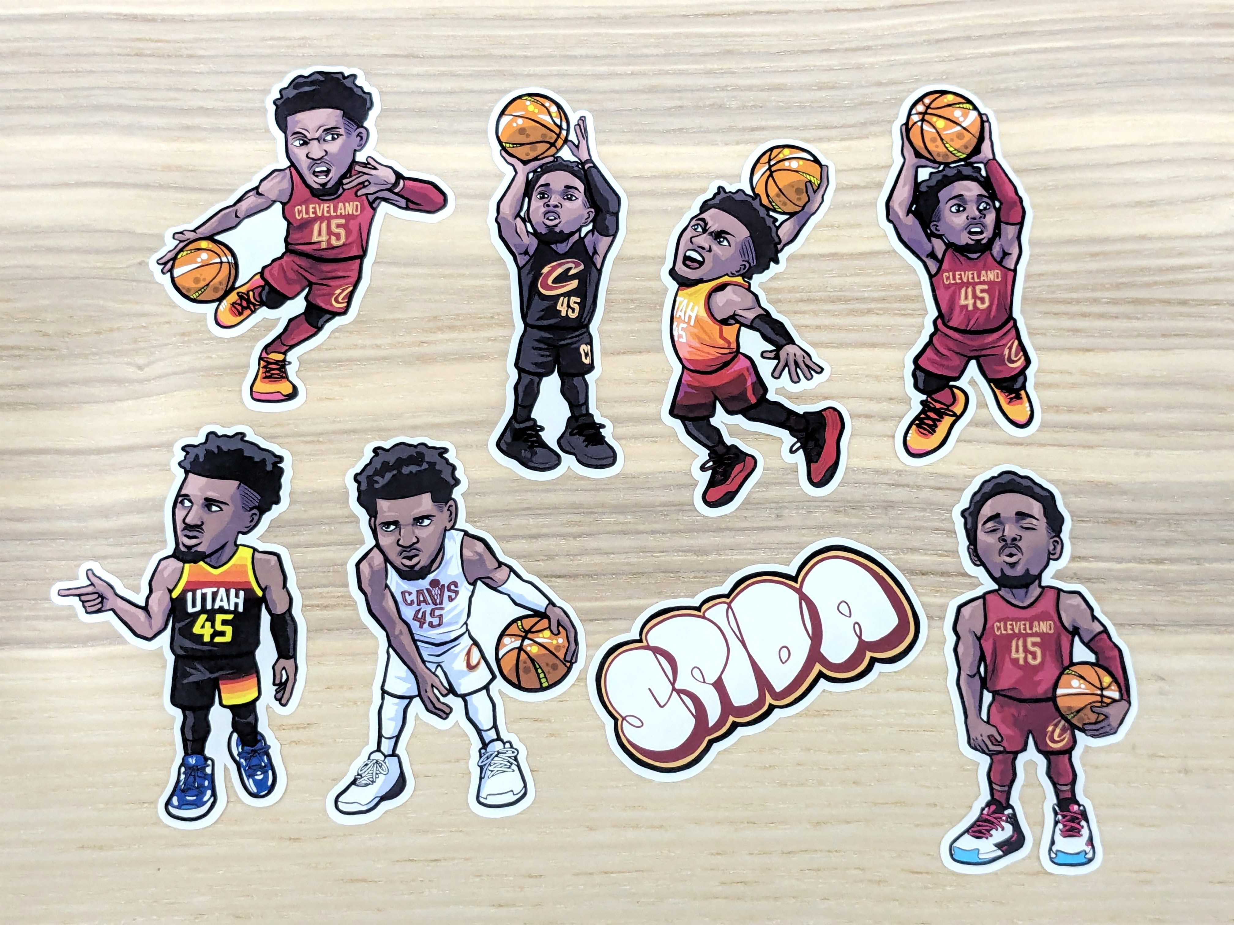 Donovan Mitchell 貼紙