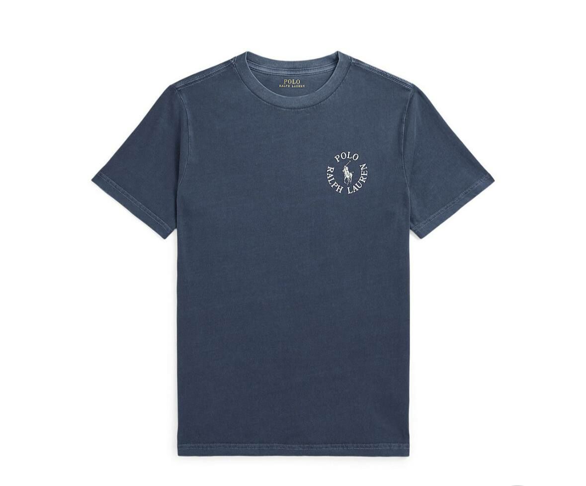 [U] POLO RALPH LAUREN COTTON CLASSIC T-SHIRT,NAVY, 323936169002-NAVY (UZZ130)