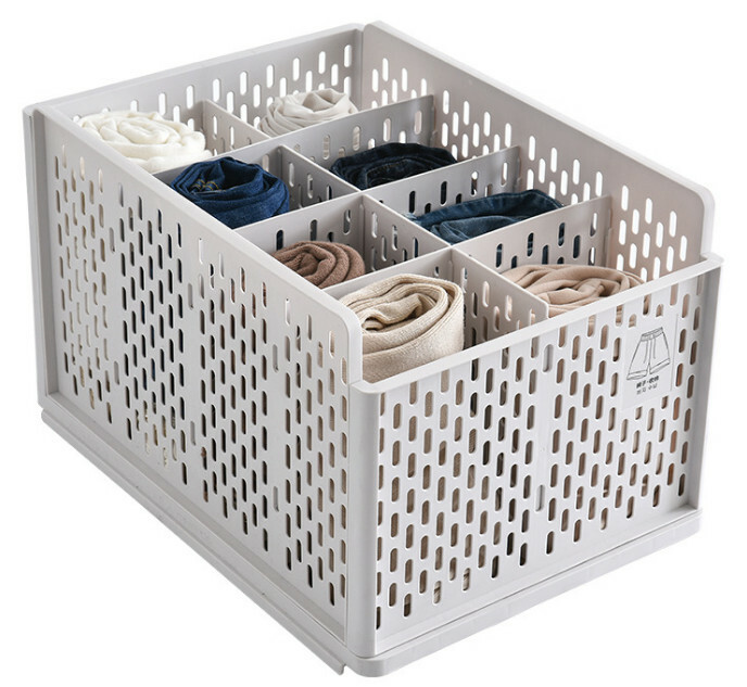 Hotly recommended Japanese storage series, multi-barrel storage cabinets, bathroom storage cabinets, toy cabinets, bedside tables [with partitions] [45x32.5x27.8cm x3 layers]