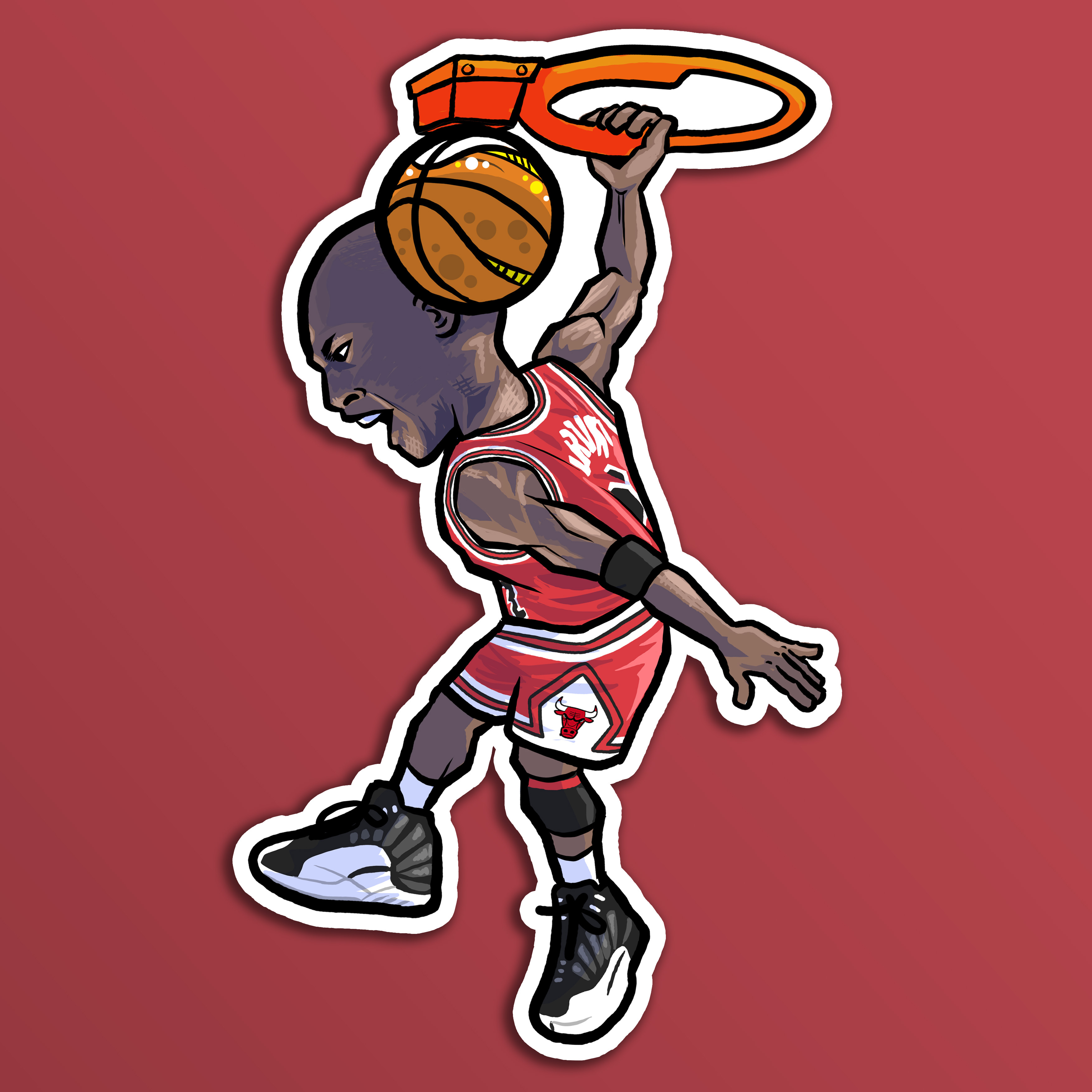 Michael Jordon 貼紙