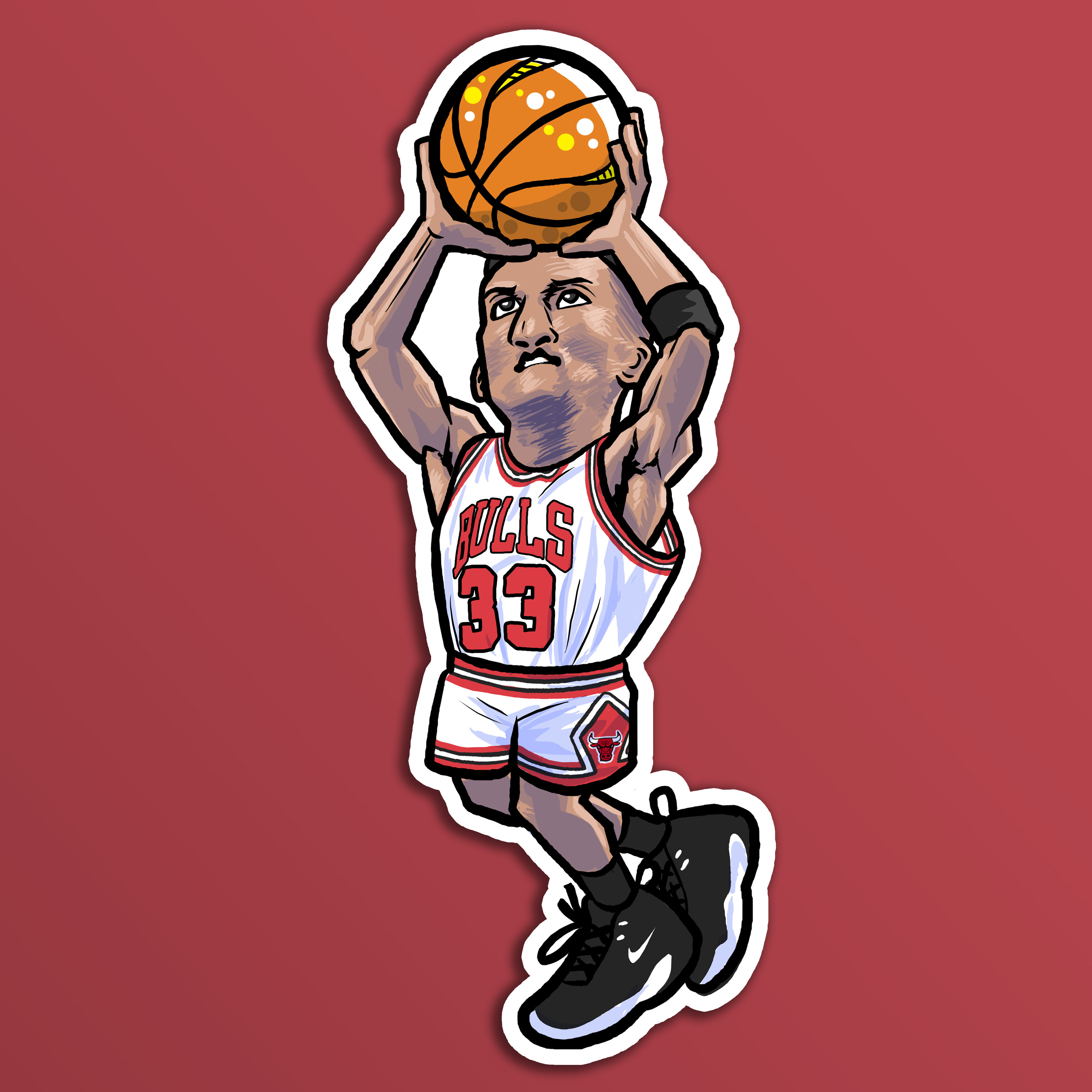 Scottie Pippen 貼紙