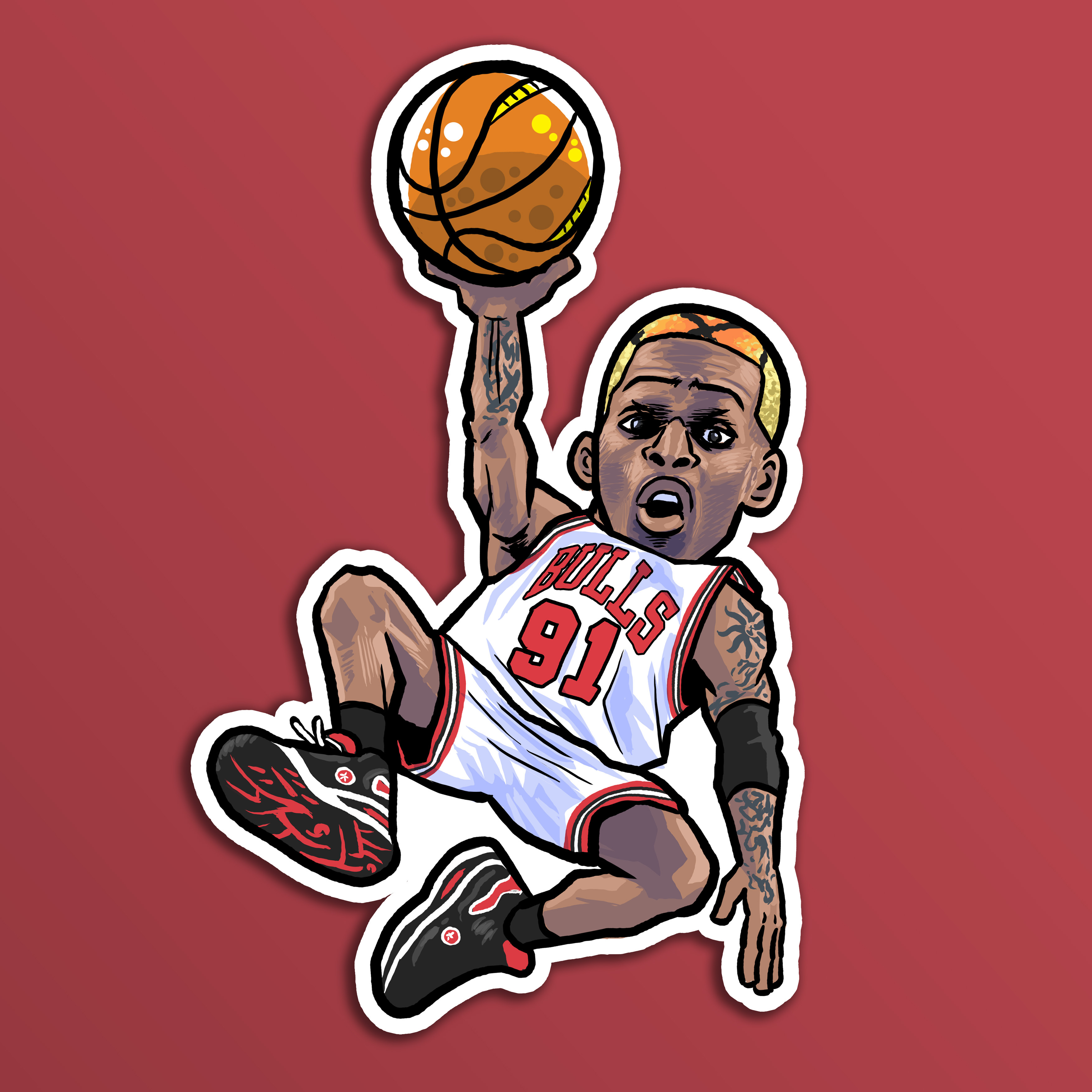 Dennis Rodman 貼紙