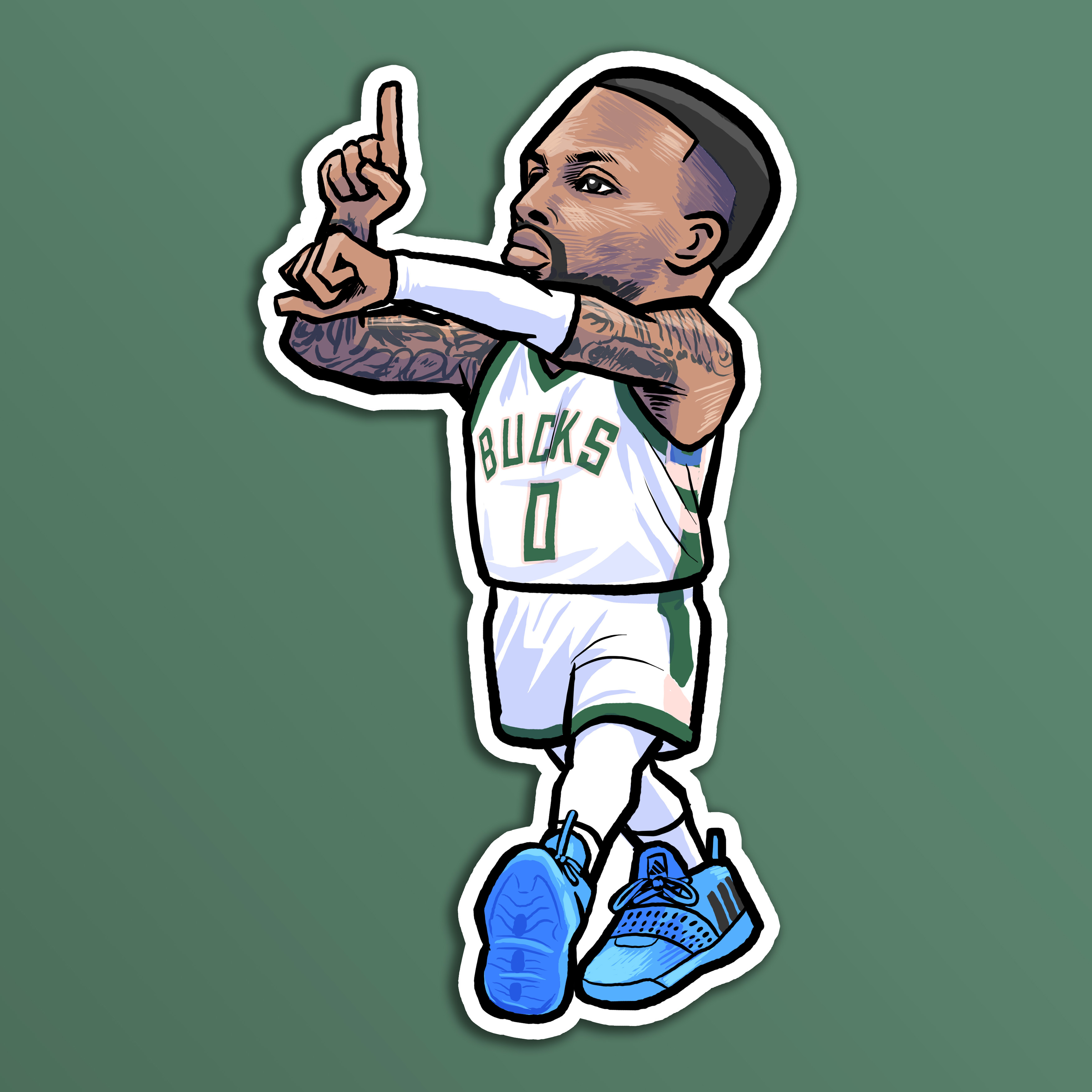 Damian Lillard 貼紙