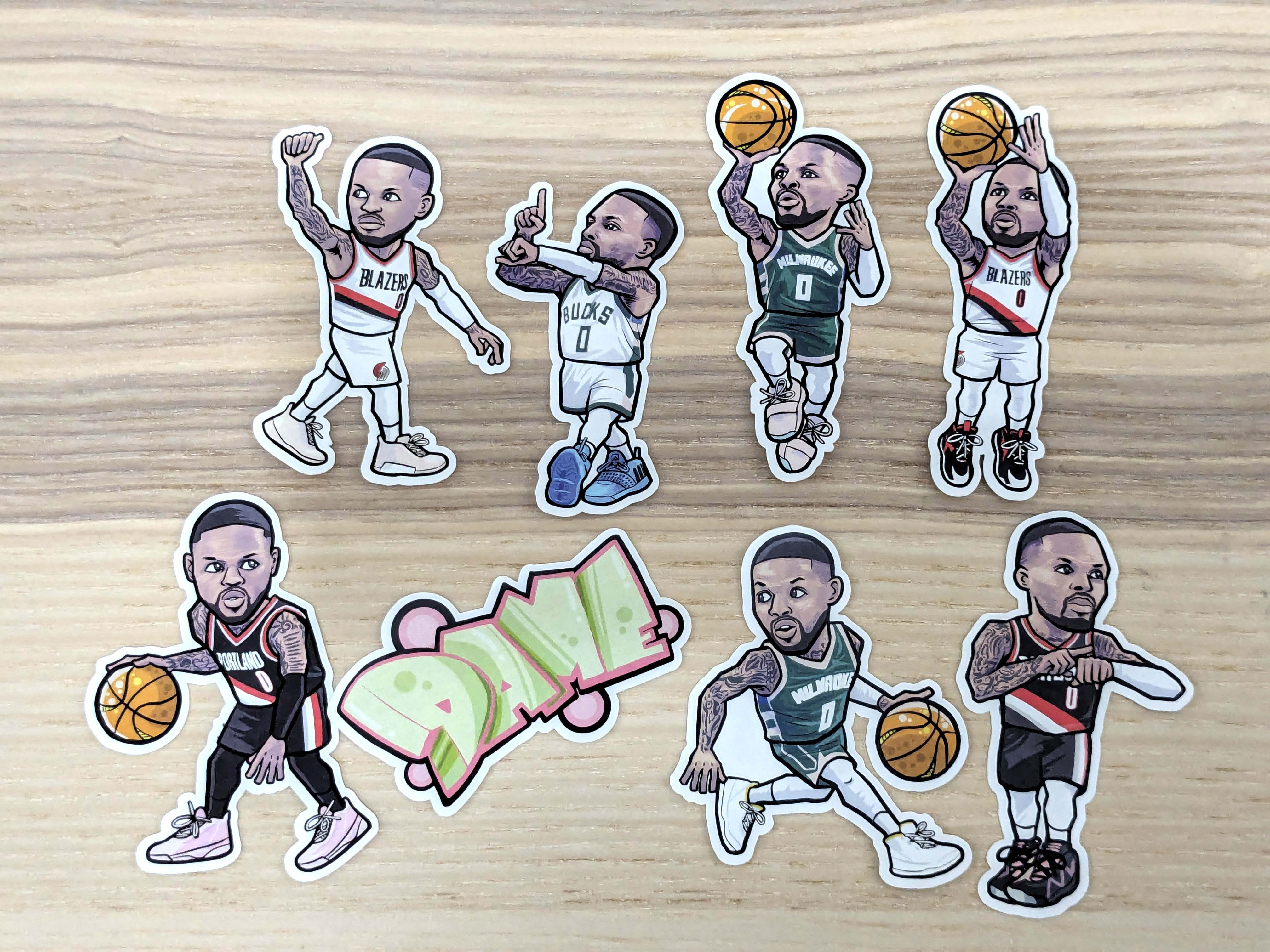 Damian Lillard 貼紙