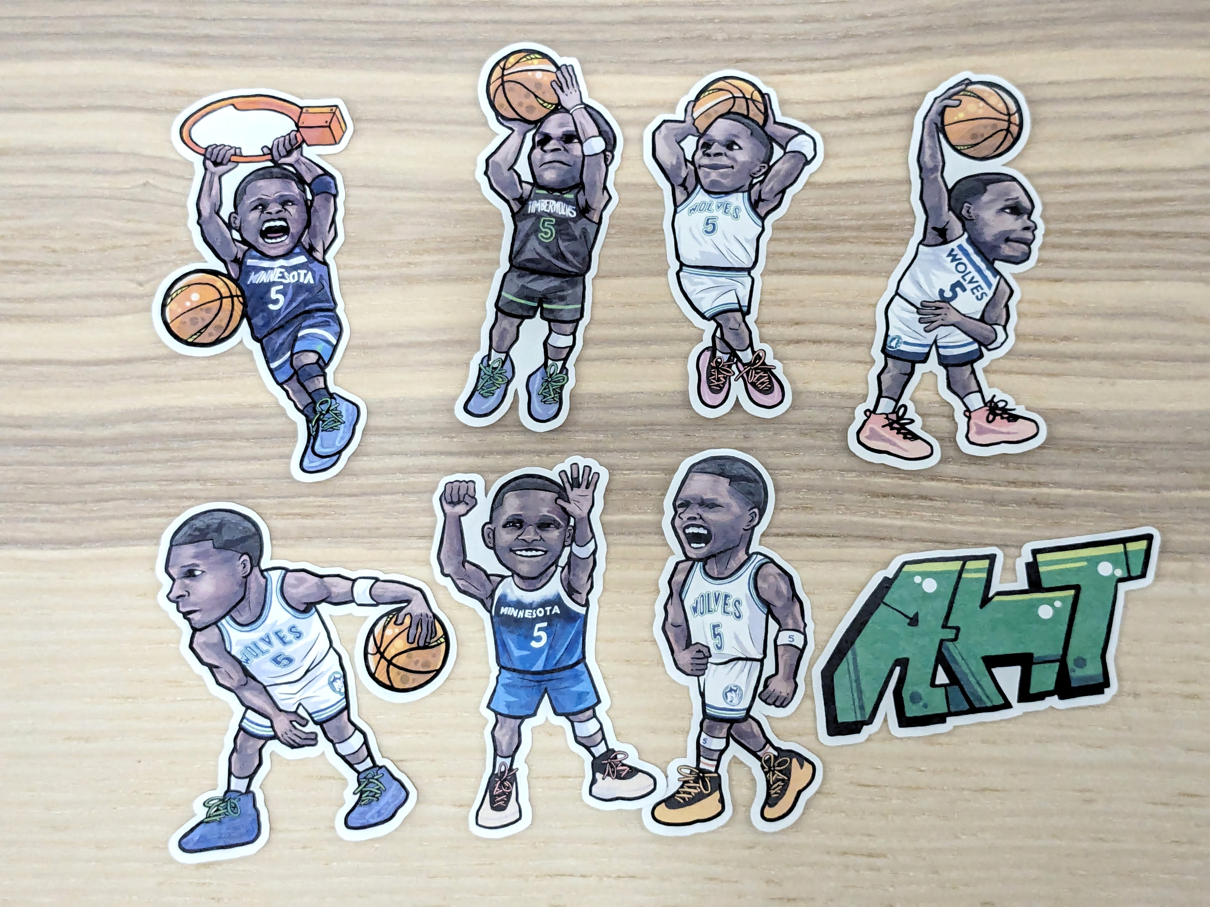 Anthony Edwards 貼紙