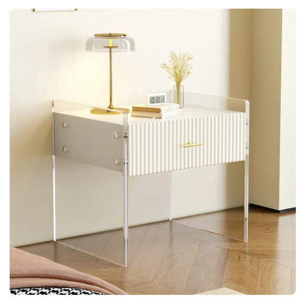 Hot recommended bedside table storage cabinet acrylic creative style (Type B) 45x38x43cm