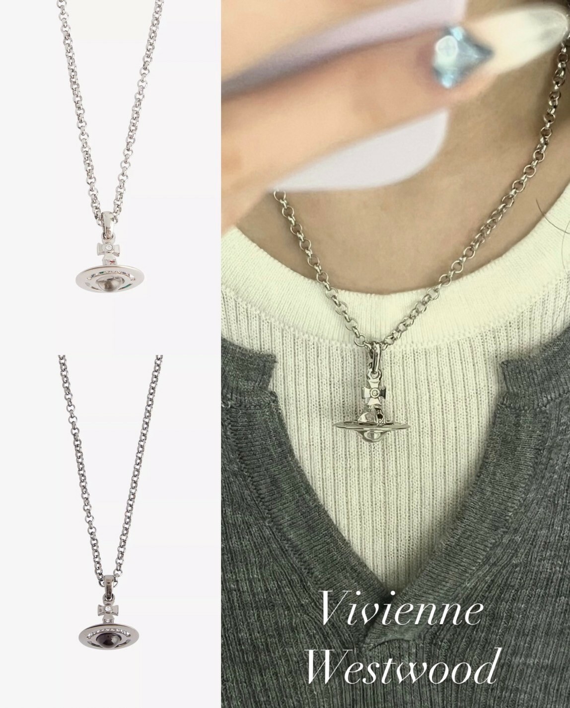 Vivienne Westwood ORB立體土星Logo 星球項鍊 西太后