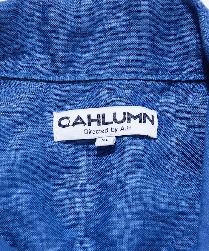 CAHLUMN Linen Open Collar Shirt 開領襯衫