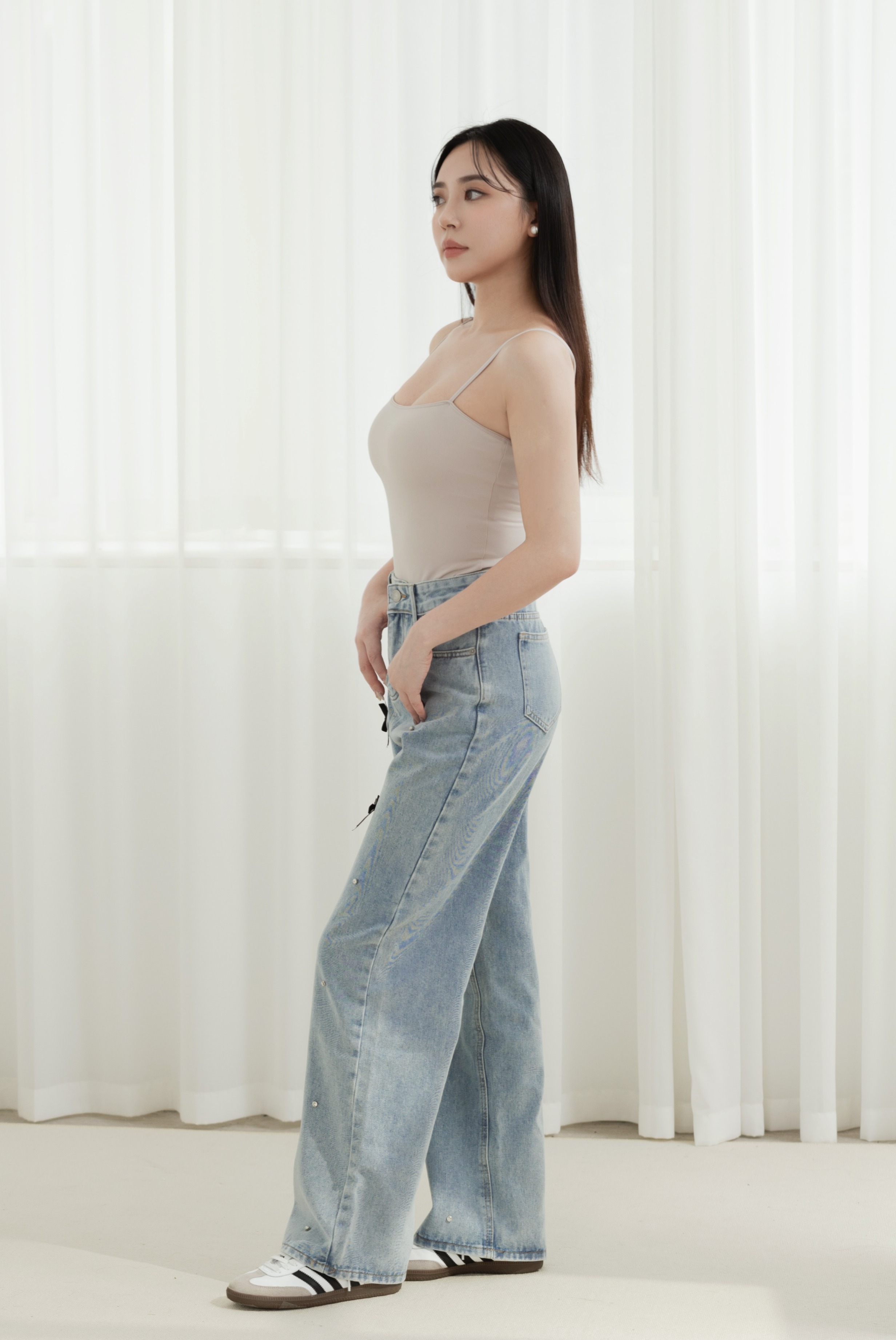 3D超完美集中涼感Bratop(長) - 玫瑰灰