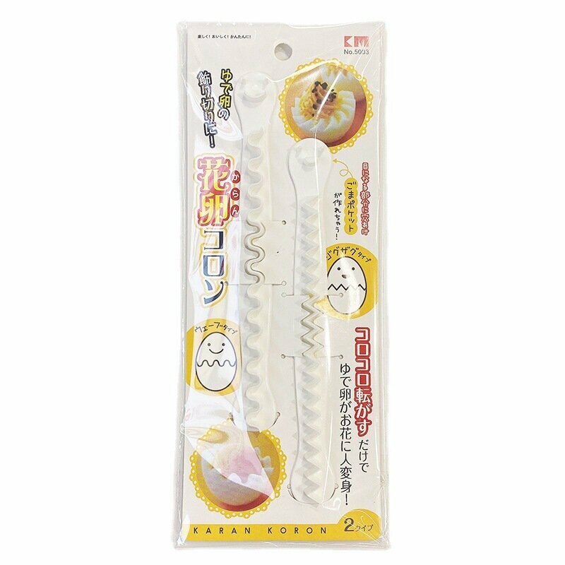 (wavy + zigzag) lace egg cutter [random color]