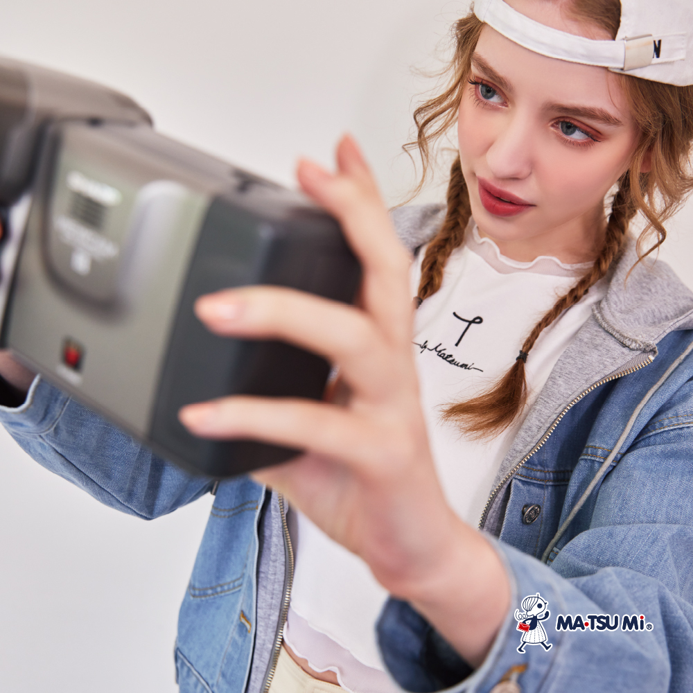 MA‧TSU Mi 立體木耳滾邊層次棉上衣(桃紅.白.墨綠)