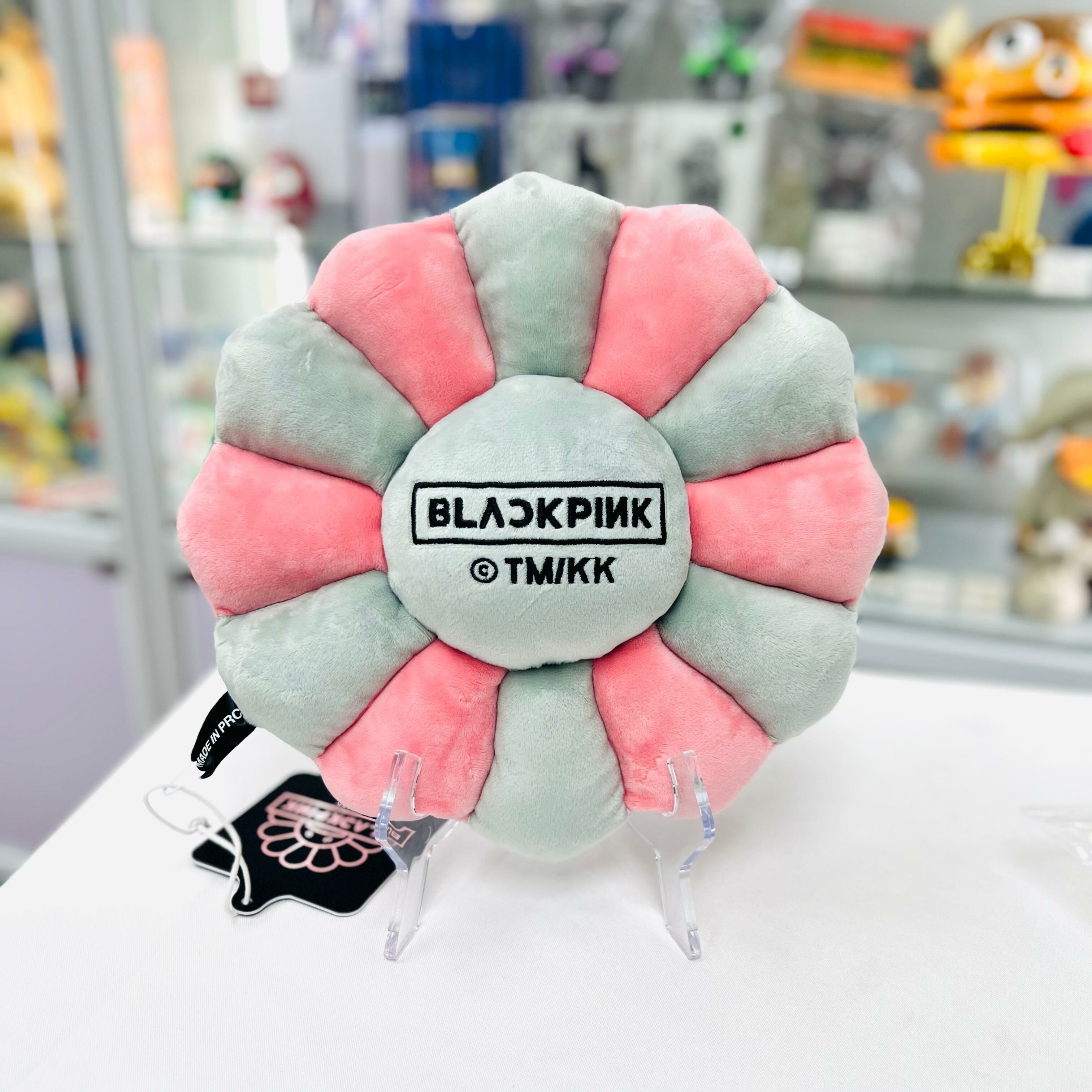 BLACKPINK + Takashi Murakami Flower Pillow (30cm) (Pink/Grey)