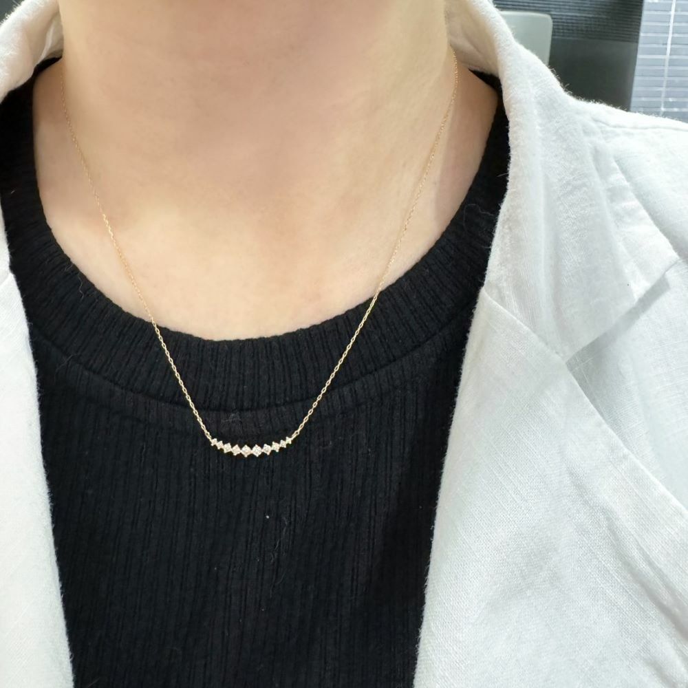 【me.luxe】K18繁星20分鑽石項鍊