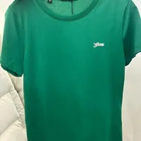 [S] GUESS WOMEN'S MINI LETTERING SHORT SLEEVE T-SHIRT,GREEN, YO2K9486-GEN (SGU565)