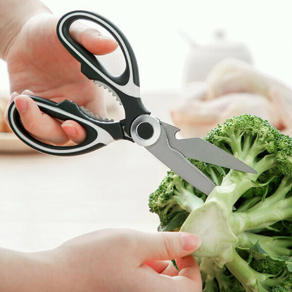 Stainless steel powerful chicken bone scissors, fish killing scissors, paper cutting scissors