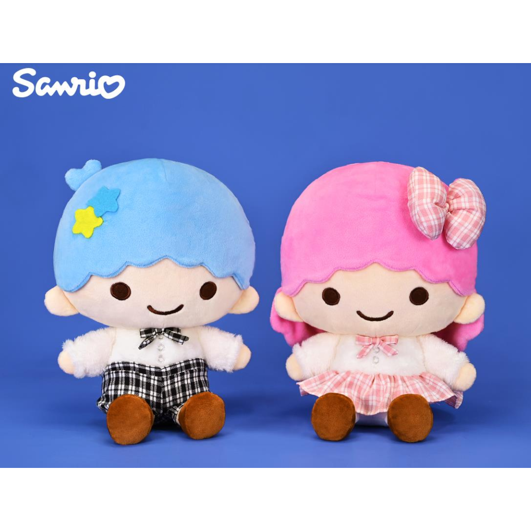 Sanrio 三麗鷗 冬季格子雙子星 6吋