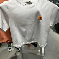 [S] KODAK NAYOUNG KIM PICK] ESSENTIAL SIGNATURE LOGO SHORT SLEEVE T-SHIRT,WHITE, K4222ERS34-WHT (SKD44)