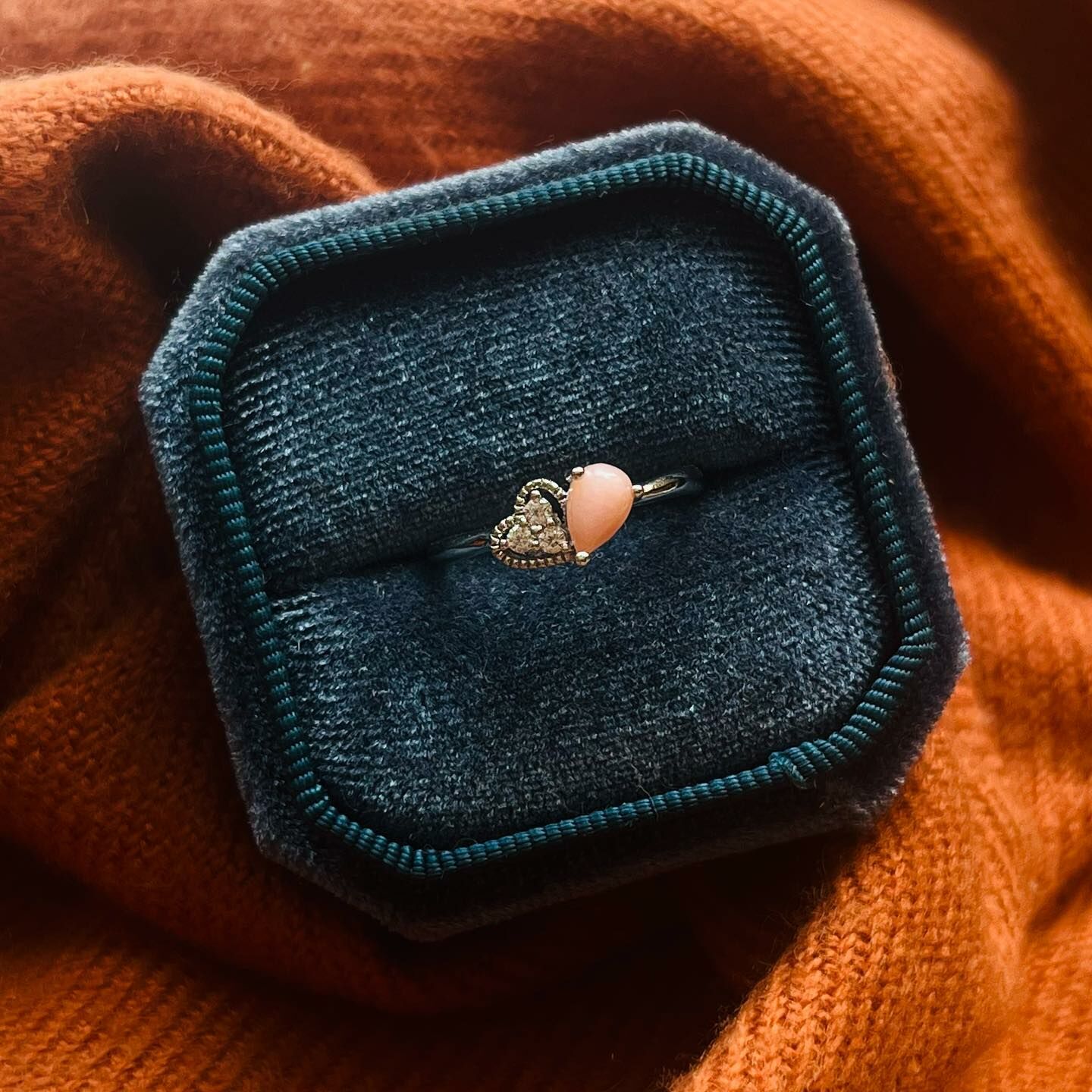 [原石] 澳洲粉紅澳寶 925銀戒指