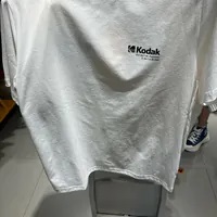 [S] KODAK AIRCHROME SORONA SEMI-OVERFIT SHORT SLEEVE T-SHIRT,WHITE, K4223ERS37-WHT (SKD45)