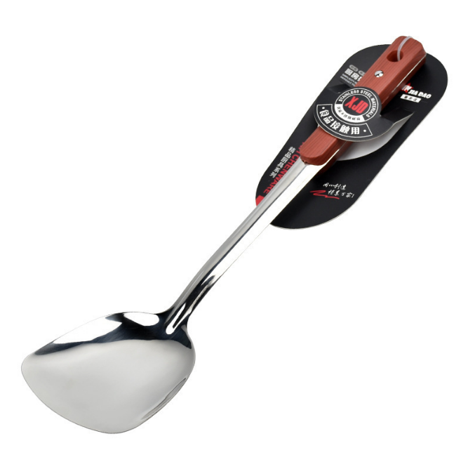 Hanging stainless steel spatula(36.5*9.5cm)