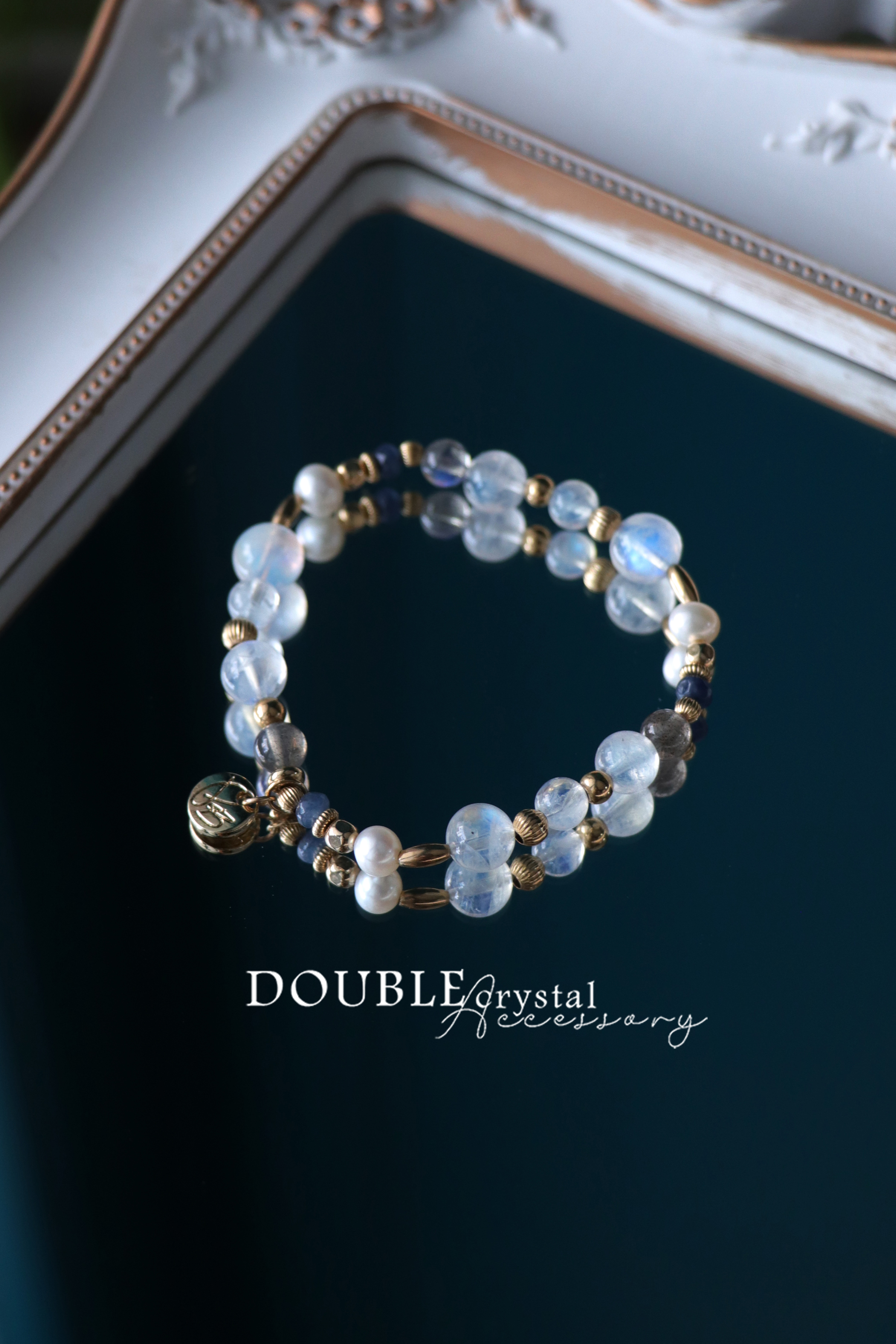 柔和身心的TOP 初夏白月光：高品月光石．珍珠．拉長石．藍玉隨