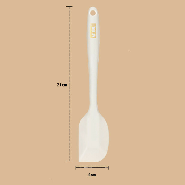 High temperature resistant silicone spatula ([white] baby pacifier grade silicone-spatula)