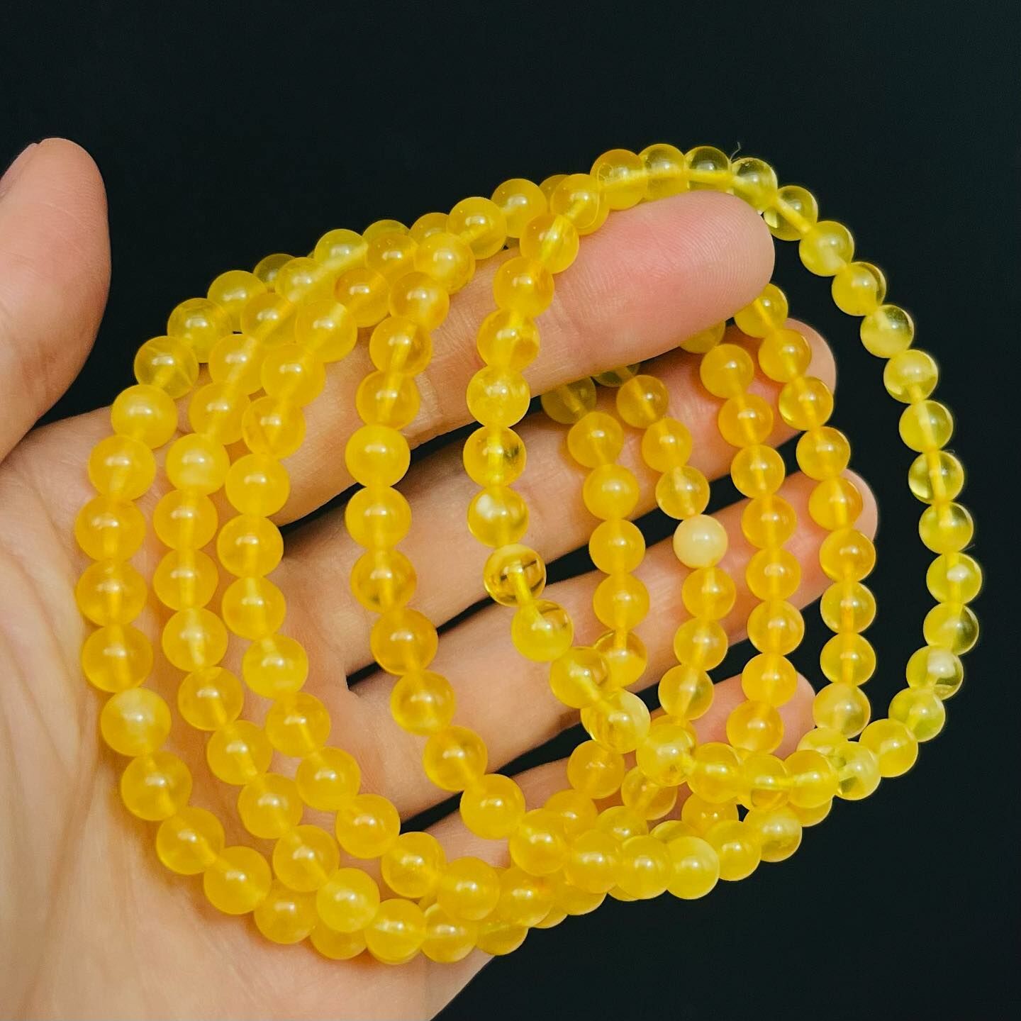 [原石] 琥珀蜜蠟手串